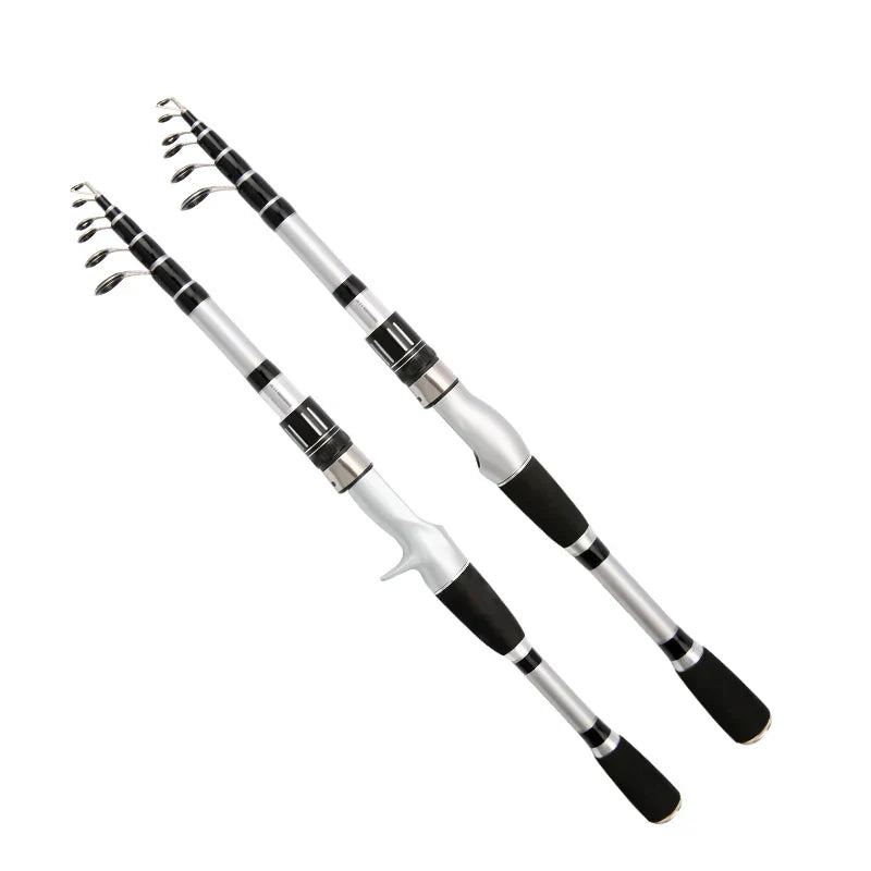 Kit de Pesca EliteFisher – Carretilha 8KG Drag + Vara Telescópica + Kit 150 Piezas de Regalo